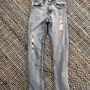 Distressed Girlfriend Jeans